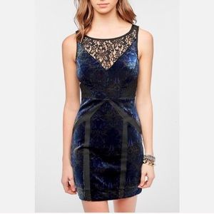 Ecote Velvet + Lace Dress from Urban Outfitters